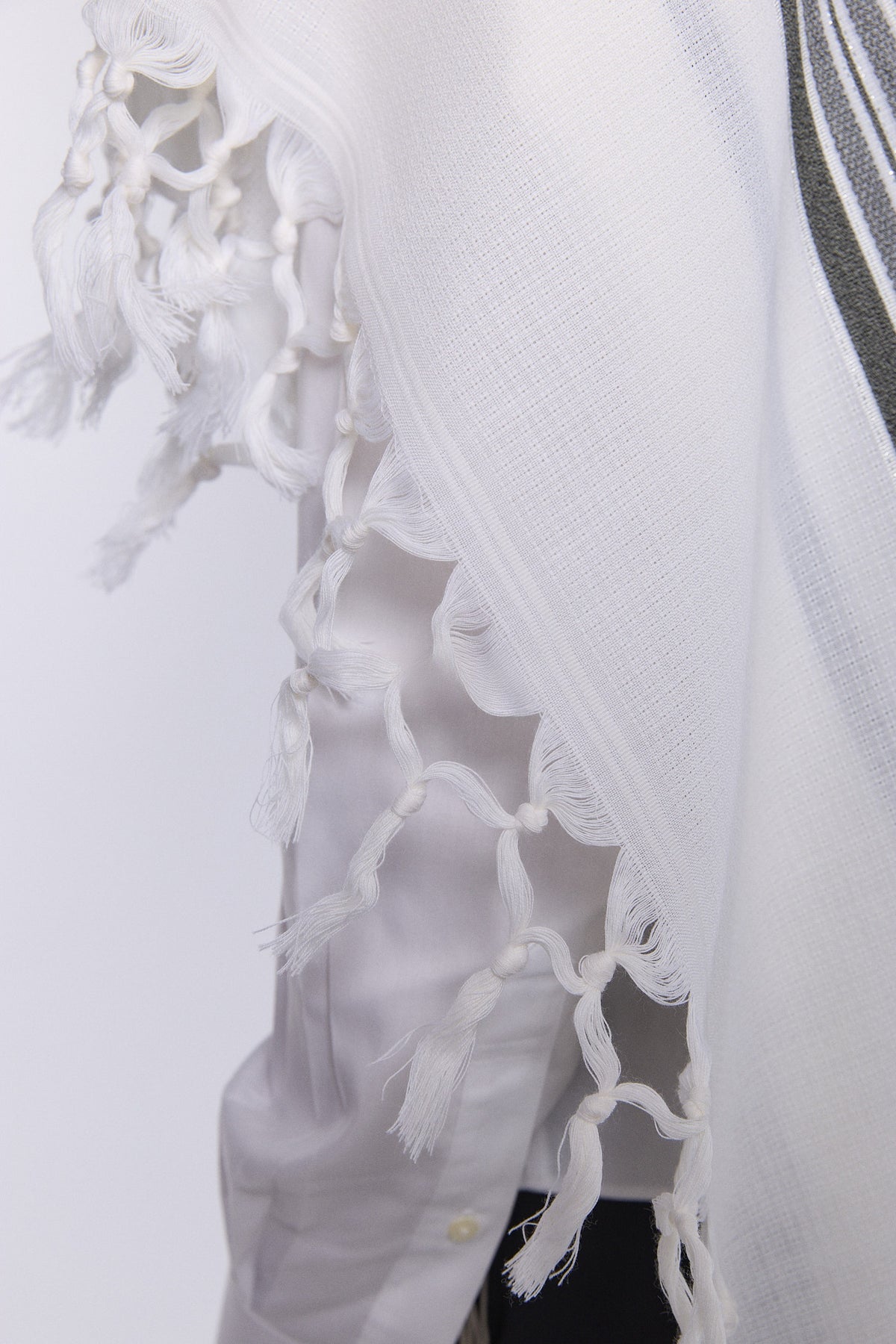 Hallel Tallit – Melange Grey – Judaica Prime