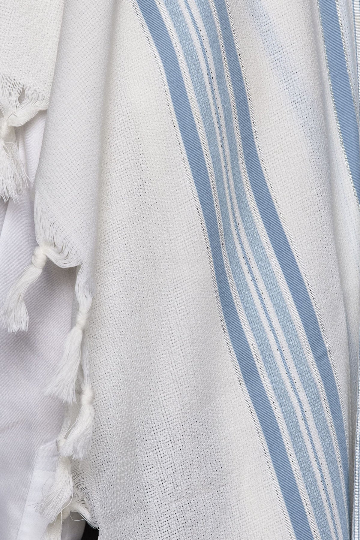 Lamenatzeach Tallit – Light Blue – Judaica Prime