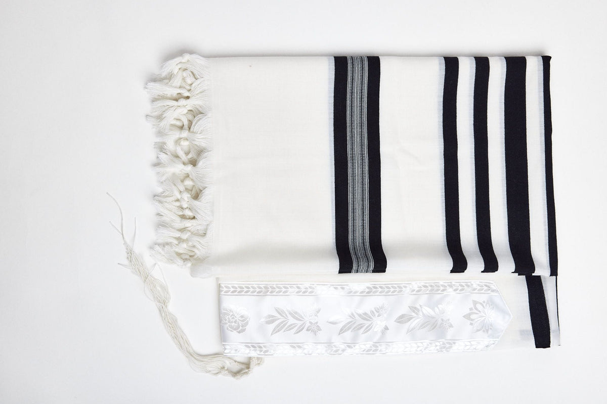 Modim Tallit – Black – Judaica Prime