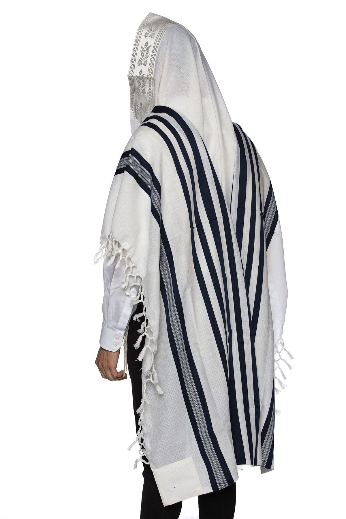 Musaf Tallit – Navy Blue – Judaica Prime