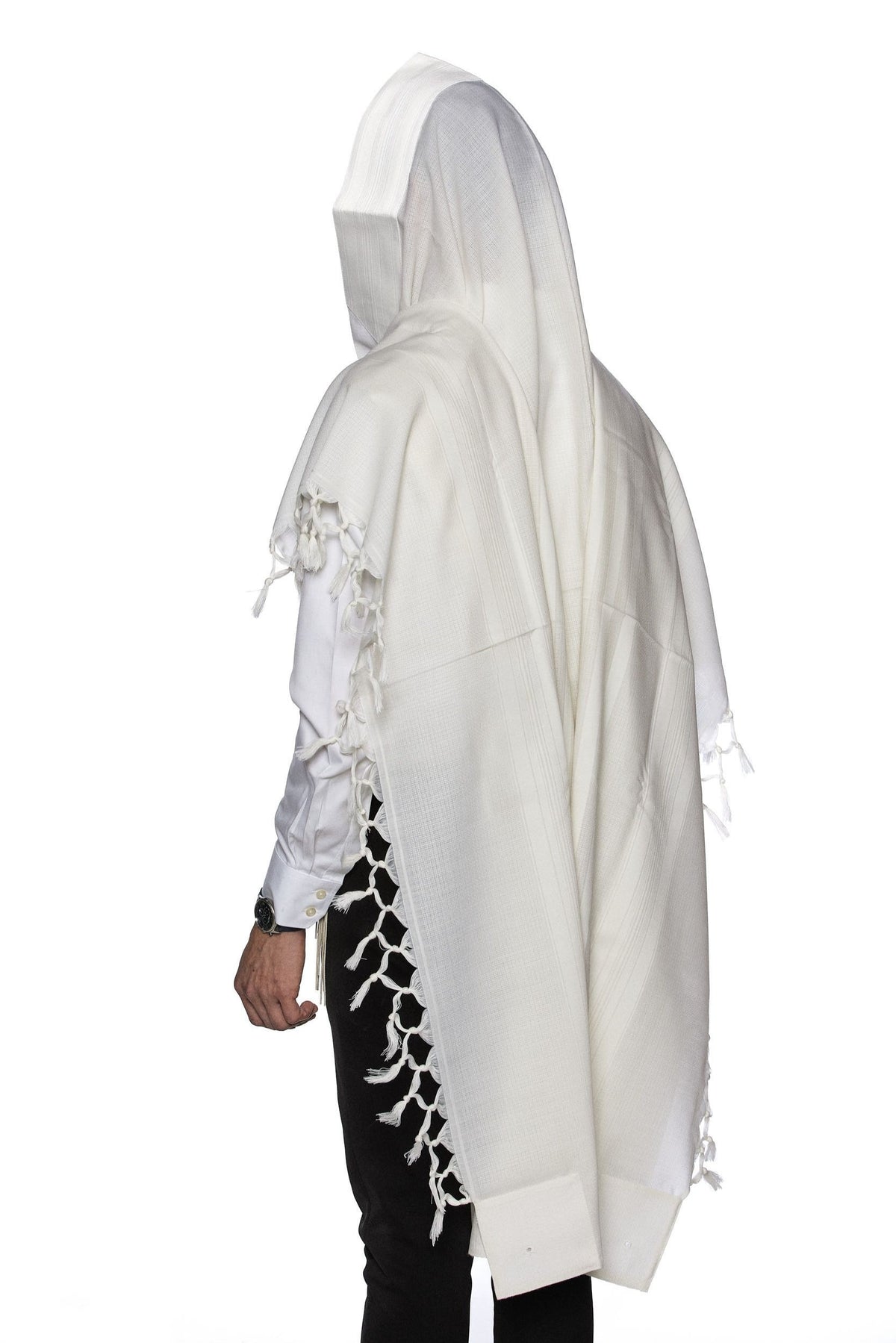Musaf Tallit – White Beit Yosef – Judaica Prime