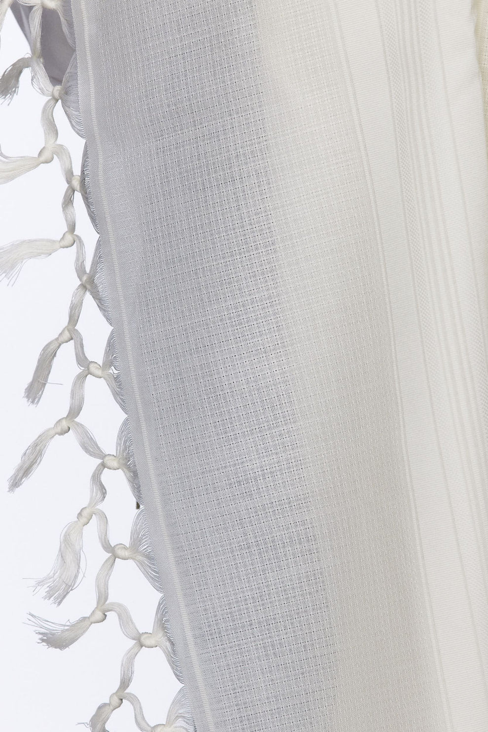 Musaf Wool Tallit – White Beit Yosef | Judaica Prime