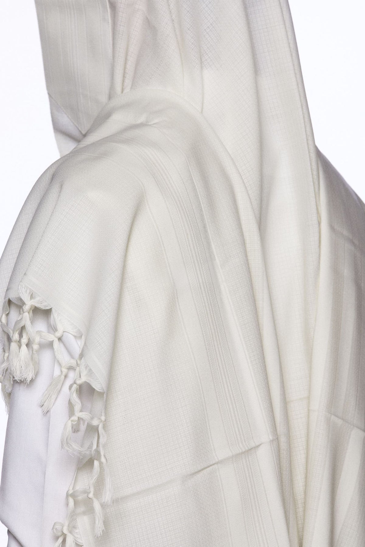 Musaf Tallit – White Beit Yosef – Judaica Prime
