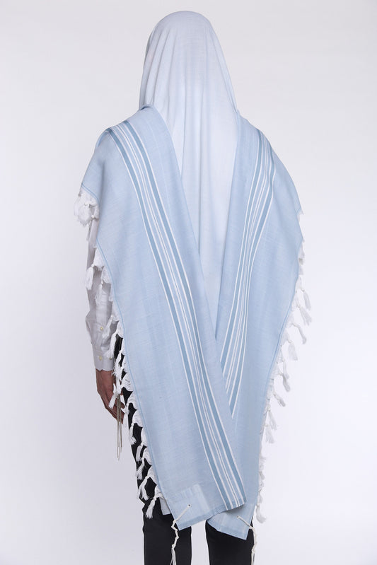 Shir Tallit – Sky Blue – Judaica Prime