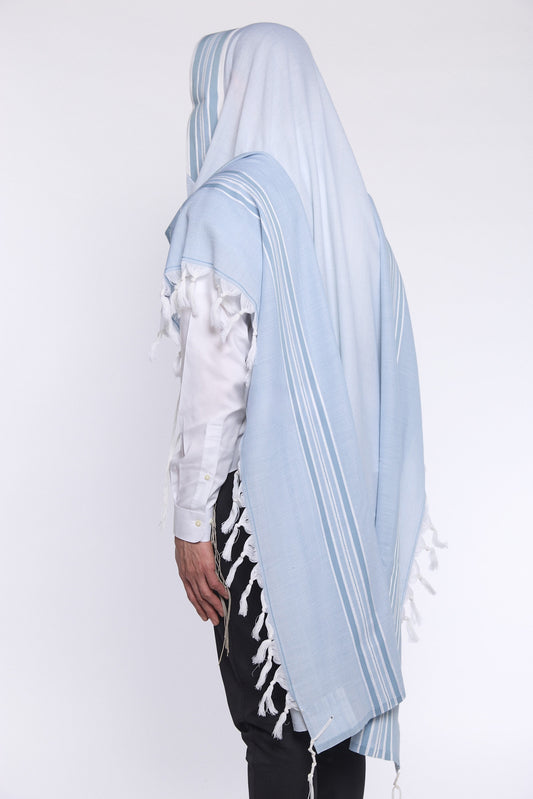 Shir Tallit – Sky Blue – Judaica Prime